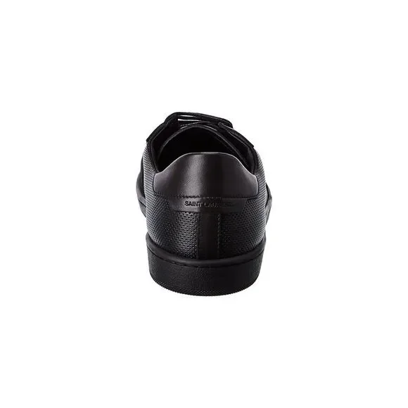 Saint Laurent Sl/10 Leather Sneaker, Black